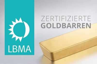 LBMA zertifizierte Goldbarren